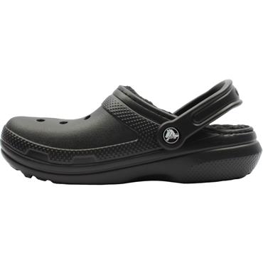 CROCS 203591 060 LINED CLOG - BLACK BLACK